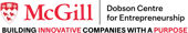 Logo of the McGill Dobson center for Entrepreneurship.
