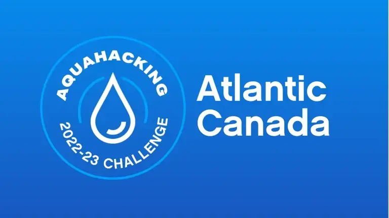 AquaHacking Challenge Great Lakes 2022-23 logo and page link